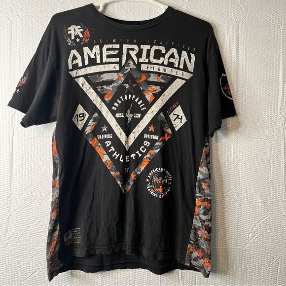 American Fighter Graphic Shirt Size XXL - Picture 1 of 9